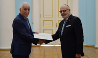 L'Ambassadeur d'Israël nouvellement nommé a présenté ses lettres de créance au Président Vahagn Khatchatourian