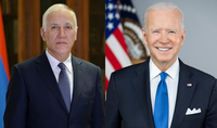 Le Président de la République Vahagn Khatchatourian a envoyé un message de félicitations au Président des États-Unis Joe Biden à l'occasion du Jour de l'Indépendance