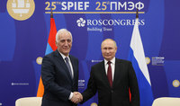 President Vahagn Khachaturyan met the President of Russia Vladimir Putin