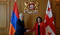 Президент Ваагн Хачатурян направил поздравительное послание Президенту Грузии Саломе Зурабишвили по случаю 30-летия установления дипломатических отношений