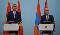 The Presidents of Armenia and Montenegro made statements for the press