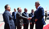 The President of Montenegro Milo Djukanovic arrived to Armenia on an official visit