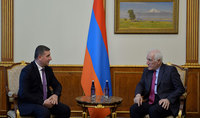 President Vahagn Khachaturyan received the Minister of Territorial Administration and Infrastructures Gnel Sanosyan