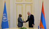 President Vahagn Khachaturyan received the President of the General Assembly of the United Nations Abdulla Shahid