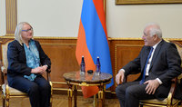 President Vahagn Khachaturyan had a farewell meeting with the Ambassador of Latvia to Armenia
