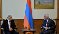 President Vahagn Khachaturyan received the Ambassador of the Arab Republic of Egypt to Armenia Bahaa El Dessouki
