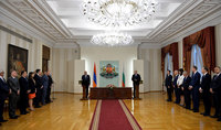 Les présidents d'Arménie et de Bulgarie ont fait une déclaration à la presse