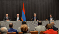 Le Président Vahagn Khatchatourian a rencontré des représentants de la communauté arménienne en Bulgarie