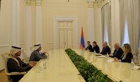 Le Président de la République Vahagn Khatchatourian a reçu la délégation conduite par Dr. Abdulaziz Al Musallam, président de l'Institut du patrimoine de Sharjah