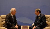 Նախագահ Վահագն Խաչատուրյանը հանդիպել է Կիպրոսի նախագահ Նիկոս Անաստասիադիսի հետ