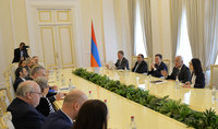 Президент Ваагн Хачатурян принял делегацию посланников по вопросам Восточного партнёрства