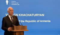 Le Président Vahagn Khatchatourian a participé au forum organisé par le SDG Innovation Lab du Programme des Nations Unies pour le développement en Arménie