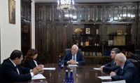 President Vahagn Khachaturyan held a working consultation in the Shirak Regional Council