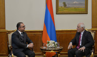 Le Président Vahagn Khatchatourian a reçu le vice-Premier ministre Tigran Khatchatryan