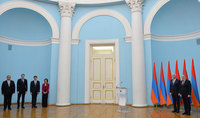 A swearing-in ceremony of RA Government members took place at the Residence of the President