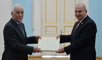 Президент Ваагн Хачатурян принял верительные грамоты новоназначенного посла Грузии в Армении Гиоргия Шарвашидзе