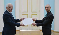 L'ambassadeur nouvellement nommé du Mexique Eduardo Villegas Mejias a présenté ses lettres de créance au Président Vahagn Khachaturian