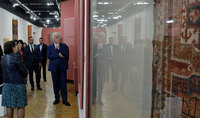 Президент Ваагн Хачатурян посетил Национальную картинную галерею Армении и Музей истории Армении