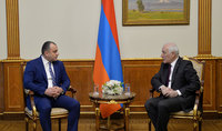President Vahagn Khachaturyan received President of the Constitutional Court Arman Dilanyan