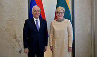 President Vahagn Khachaturyan had a working dinner with the Prime Minister of Lithuania Ingrida Šimonytė