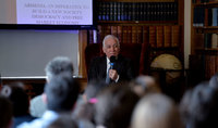 President Vahagn Khachaturyan delivered a lecture at Cambridge University