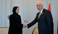 Le président Vahagn Khatchatourian a rencontré la ministre de l'éducation et de l'enseignement supérieur de l'État du Qatar Buthaina Bint Ali Al Jabr Al Nuaimi