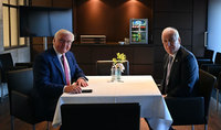 Le Président Vahagn Khatchatourian a rencontré le Président de l'Allemagne Frank-Walter Steinmeier