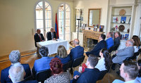 Le Président Vahagn Khatchatourian a rencontré des représentants de la communauté germano-arménienne