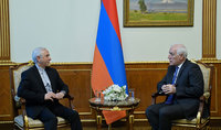 President Vahagn Khachaturyan had a farewell meeting with Ambassador of Iran to Armenia Abbas Badakhshan Zohouri