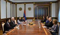 Президент Ваагн Хачатурян принял делегацию Армянского Конгресса Америки