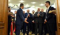 Le Président Vahagn Khatchatourian a assisté à la cérémonie d'ouverture du Centre de rapatriement et d'intégration