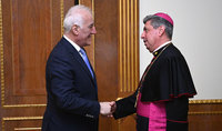 
Президент Ваагн Хачатурян провел прощальную встречу с архиепископом Жозе Авелино Бетенкур
