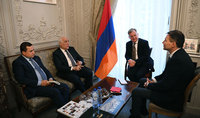 Le Président Vahagn Khatchatourian a rencontré Andrey Kovatchev, le rapporteur permanent sur les questions de la République d'Arménie au Parlement européen