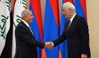 Des réunions de haut niveau entre l'Arménie et l'Irak ont eu lieu à la résidence du président