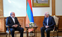 Le Président de la République Vahagn Khatchatourian a reçu Nasim Nicholas Taleb