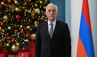The New Year message of President Vahagn Khachaturyan
