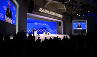 
Президент Ваагн Хачатурян принял участие в церемонии открытия Всемирного экономического форума