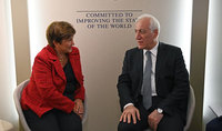 
Президент Ваагн Хачатурян встретился с директором-распорядителем Международного валютного фонда Кристалиной Георгиевой