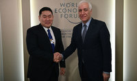 Le président Vahagn Khatchatourian a rencontré le Premier ministre mongol Oyun-Erdene Luvsannamsrai