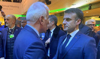 
Le président Vahagn Khatchatourian a rencontré le président français Emmanuel Macron