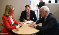 Президент Ваагн Хачатурян встретился с генеральным секретарем Международного союза электросвязи Дорином Богдан-Мартином