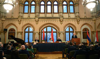 
Президент Ваагн Хачатурян посетил Католический университет имени Петра Пазмана