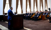 
Президент Ваагн Хачатурян принял участие в мероприятии, посвящённом 28-летию Конституционного суда