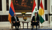 
Le président Vahagn Khatchatourian a rencontré le président du Kurdistan irakien Nechirvan Barzani