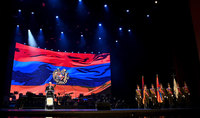 Президент Ваагн Хачатурян принял участие в мероприятии, посвящённом 65-летию Вазгена Саргсяна