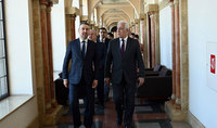 Le président Vahagn Khatchatourian a visité le Matenadaran