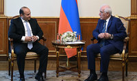 
President Vahagn Khachaturyan received Minister of Labor and Social Affairs Narek Mkrtchyan