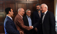 Le président Vahagn Khatchatourian a rencontré Yervant Zorian, président de la branche Silicon Valley de l'UGAB et Synopsys Armenia