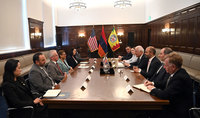 President Vahagn Khachaturyan met with Mayor of Los Angeles Karen Bass
