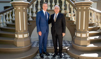 Le président Vahagn Khatchatourian a rencontré le gouverneur de Californie Gavin Newsom
